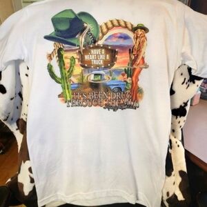 Heart Like A Truck Western Tee Graphic Short Sleeve T-Shirt